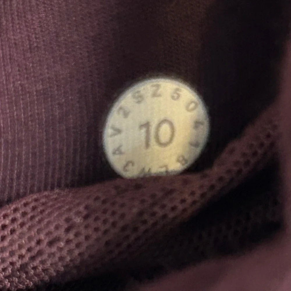 Lululemon Forever Warm Pullover Black Cherry Quilted Half Zip Size 10 NWT - Picture 9 of 13